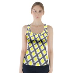 Wafer Size Figure Racer Back Sports Top by Mariart