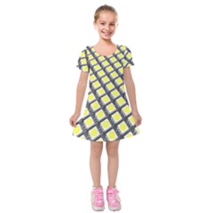 Wafer Size Figure Kids  Short Sleeve Velvet Dress by Mariart