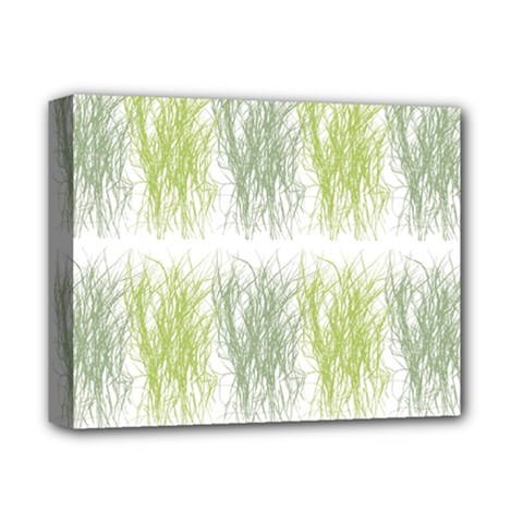 Weeds Grass Green Yellow Leaf Deluxe Canvas 14  X 11 