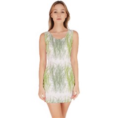 Weeds Grass Green Yellow Leaf Bodycon Dress by Mariart