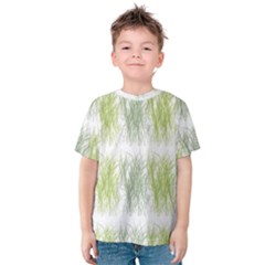 Weeds Grass Green Yellow Leaf Kids  Cotton Tee