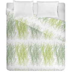 Weeds Grass Green Yellow Leaf Duvet Cover Double Side (california King Size) by Mariart