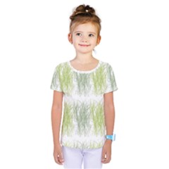 Weeds Grass Green Yellow Leaf Kids  One Piece Tee