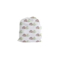 Pinecone Pattern Drawstring Pouches (xs)  by Mariart