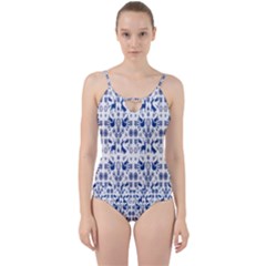 Rabbits Deer Birds Fish Flowers Floral Star Blue White Sexy Animals Cut Out Top Tankini Set by Mariart