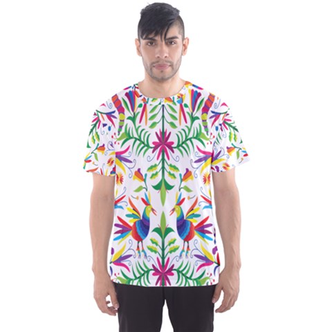 Peacock Rainbow Animals Bird Beauty Sexy Men s Sports Mesh Tee by Mariart