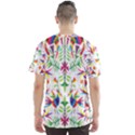 Peacock Rainbow Animals Bird Beauty Sexy Men s Sports Mesh Tee View2