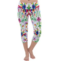 Peacock Rainbow Animals Bird Beauty Sexy Capri Yoga Leggings by Mariart