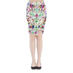 Peacock Rainbow Animals Bird Beauty Sexy Midi Wrap Pencil Skirt by Mariart