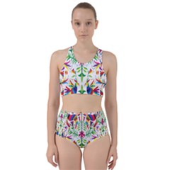 Peacock Rainbow Animals Bird Beauty Sexy Racer Back Bikini Set by Mariart