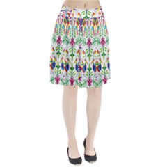 Peacock Rainbow Animals Bird Beauty Sexy Pleated Skirt by Mariart