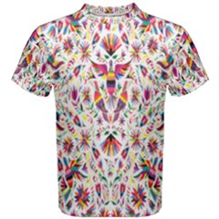 Peacock Rainbow Animals Bird Beauty Sexy Flower Floral Sunflower Star Men s Cotton Tee by Mariart