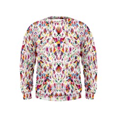 Peacock Rainbow Animals Bird Beauty Sexy Flower Floral Sunflower Star Kids  Sweatshirt