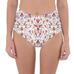 Peacock Rainbow Animals Bird Beauty Sexy Flower Floral Sunflower Star Reversible High-waist Bikini Bottoms by Mariart