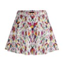 Peacock Rainbow Animals Bird Beauty Sexy Flower Floral Sunflower Star Mini Flare Skirt View1