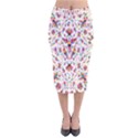 Peacock Rainbow Animals Bird Beauty Sexy Flower Floral Sunflower Star Velvet Midi Pencil Skirt View1