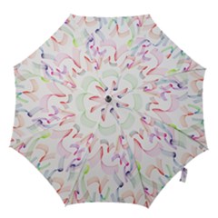 Rainbow Green Purple Pink Red Blue Pattern Zommed Hook Handle Umbrellas (large) by Mariart