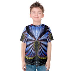 Illustration Robot Wave Kids  Cotton Tee