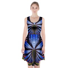 Illustration Robot Wave Racerback Midi Dress by Mariart