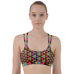 Triangles Pattern                              Line Them Up Sports Bra