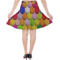 Colorful tiles pattern                     Velvet High Waist Skirt View2