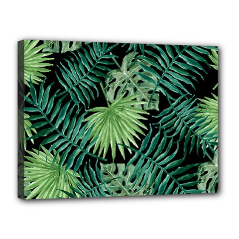 Tropical Pattern Canvas 16  X 12  by ValentinaDesign