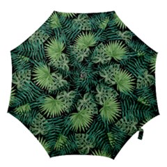 Tropical Pattern Hook Handle Umbrellas (large) by ValentinaDesign