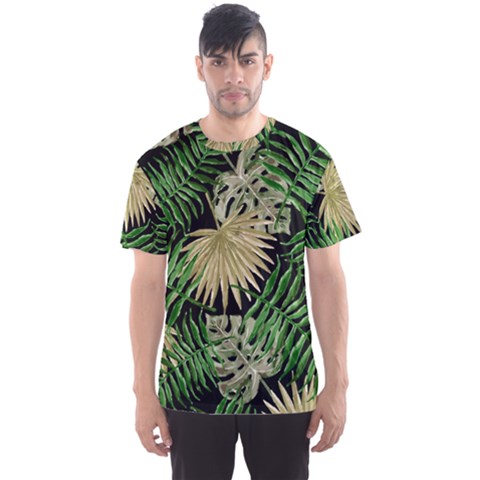 Tropical Pattern Men s Sports Mesh Tee by ValentinaDesign