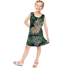 Tropical Pattern Kids  Tunic Dress by ValentinaDesign