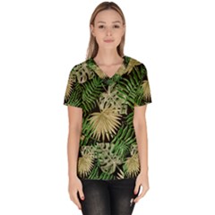 Tropical Pattern Scrub Top