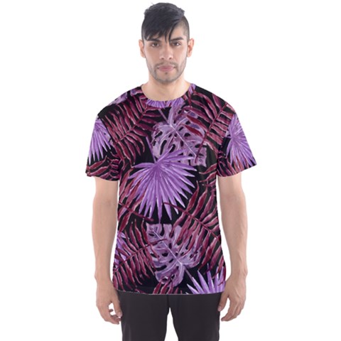 Tropical Pattern Men s Sports Mesh Tee by ValentinaDesign