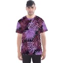 Tropical pattern Men s Sports Mesh Tee View1