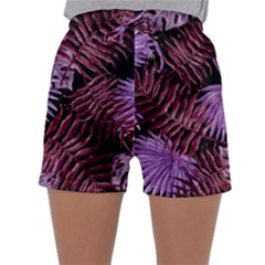 Tropical Pattern Sleepwear Shorts