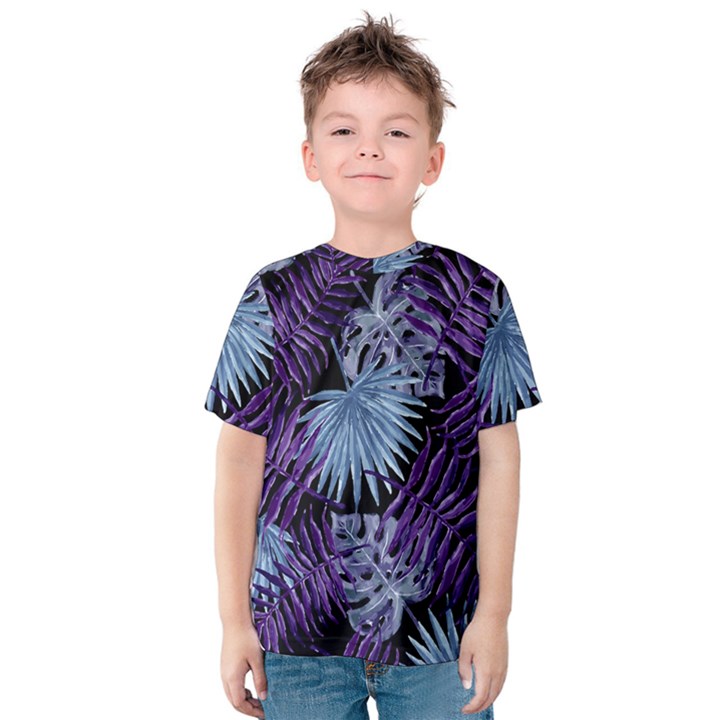 Tropical pattern Kids  Cotton Tee