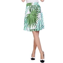 Tropical Pattern A-line Skirt by ValentinaDesign