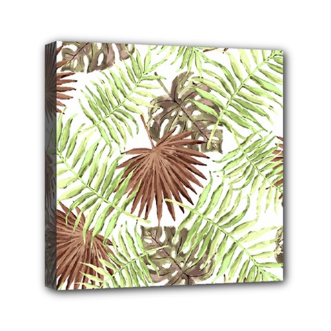 Tropical Pattern Mini Canvas 6  X 6  by ValentinaDesign