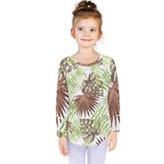 Tropical Pattern Kids  Long Sleeve Tee