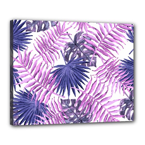 Tropical Pattern Canvas 20  X 16  by ValentinaDesign