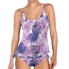 Tropical Pattern Tankini Set