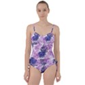 Tropical pattern Sweetheart Tankini Set View1