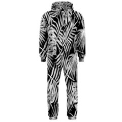 Tropical Pattern Hooded Jumpsuit (men)  by ValentinaDesign