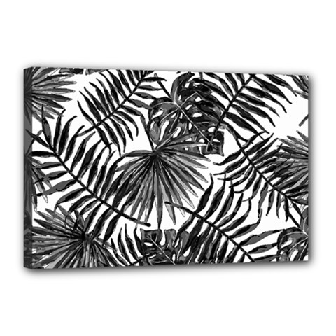 Tropical Pattern Canvas 18  X 12  by ValentinaDesign