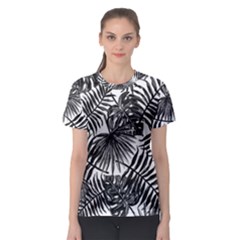 Tropical Pattern Women s Sport Mesh Tee