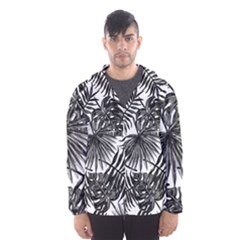 Tropical Pattern Hooded Wind Breaker (men) by ValentinaDesign