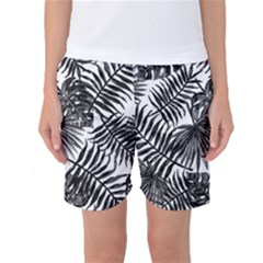 Tropical Pattern Women s Basketball Shorts by ValentinaDesign