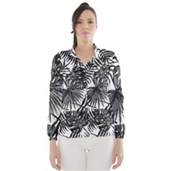 Tropical Pattern Wind Breaker (women) by ValentinaDesign