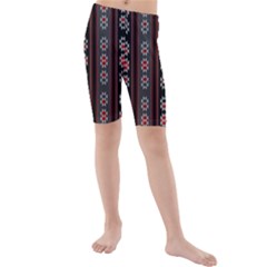 Folklore Pattern Kids  Mid Length Swim Shorts by ValentinaDesign