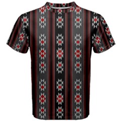 Folklore Pattern Men s Cotton Tee by ValentinaDesign