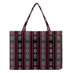 Folklore Pattern Medium Tote Bag by ValentinaDesign