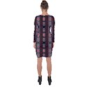 Folklore pattern Asymmetric Cut-Out Shift Dress View2